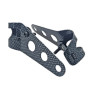 Bike It Headlight Bracket 30-38mm (Pair - Carbon Effect)