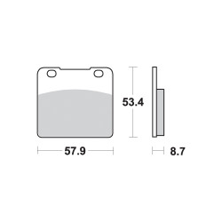 AP Racing Sinter Disc Pad Front -   177SF