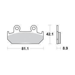 AP Racing Sinter Disc Pad Front - 193SF