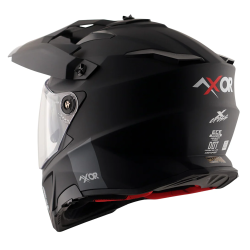 Kask Axor X-Cross Adventure, czarny mat