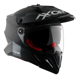 Kask Axor X-Cross Adventure, czarny mat