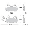 Podkładka pod tarcze spiekane AP Racing - tył 211SR