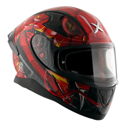 Kask integralny Axor Apex - Venomous czarno-czerwony połysk