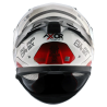 Kask integralny Axor Apex - Hex 2 czarny czerwony połysk