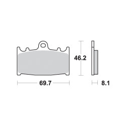 Klocki hamulcowe AP Racing Sinter przednie - 231SF