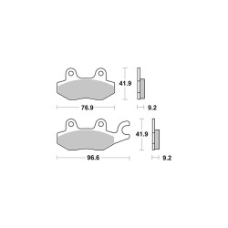 AP-Racing Disc Pad Organic  288