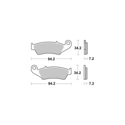 Podkładka pod tarcze AP-Racing Organic 294