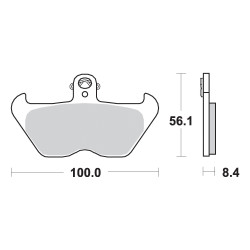 AP Racing Sinter Disc Pad Front -   303SF