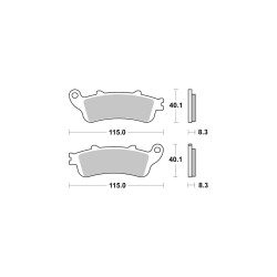 AP-Racing Disc Pad Sinter Scooter 335