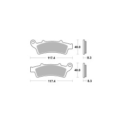 AP-Racing Disc Pad Sinter Scooter 361