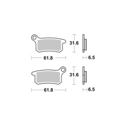 AP-Racing Disc Pad Offroad Sinter Soutěž  383