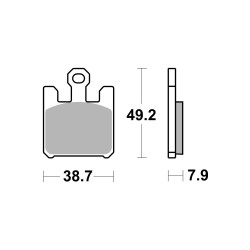 AP Racing Sinter Disc Pad Front -   388SF