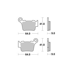 AP-Racing Disc Pad Offroad Sinter Soutěž  391