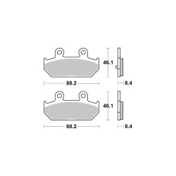 AP-Racing Disc Pad Sinter Scooter  404