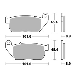 AP Racing Sinter Disc Pad Front -   407SF