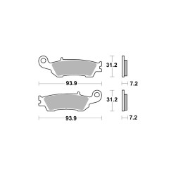 AP-Racing Disc Pad Offroad Sinter Soutěž  440