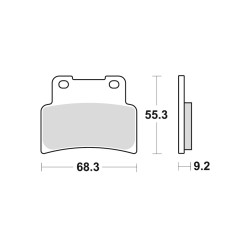 AP Racing Sinter Disc Pad Front -   444SF