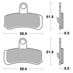 AP Racing Sinter Disc Pad Front - 453SF