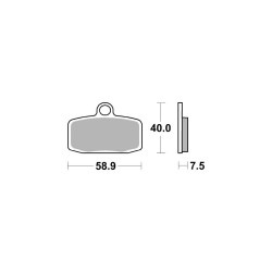 AP-Racing Disc Pad Offroad Sinter Soutěž  485