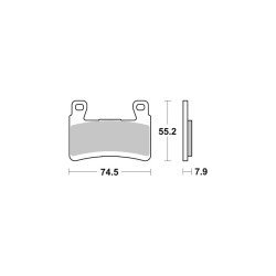 AP-Racing Disc Pad Sinter Front  494