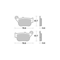 Hulajnoga AP-Racing Disc Pad Sinter 535