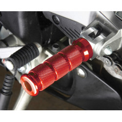 BikeTek Alloy Round Sports stúpačkách Ducati spolujazdcom Red