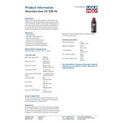 Liqui Moly 500ml 75W-90 Plne syntetický prevodový olej - 1516