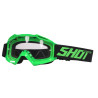 Gogle motocrossowe Shot Assault w kolorze neonowej zieleni