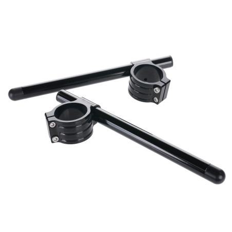 Bike je 48 mm High Black Clip-On Bar Kit