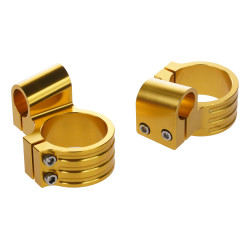 Bike je 48 mm vysoký Gold Clip-On Bar Kit