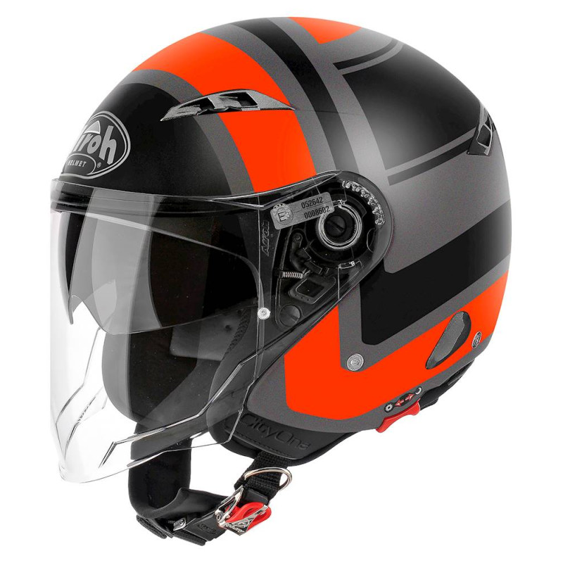 Kask Airoh City One Jet-Wrap pomarańczowy matowy, rozmiar XS, S