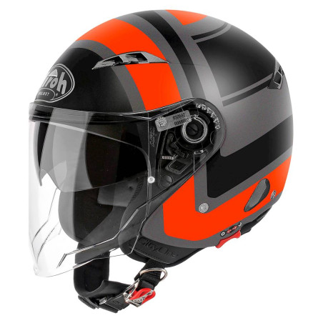 Kask Airoh City One Jet-Wrap pomarańczowy matowy, rozmiar XS, S