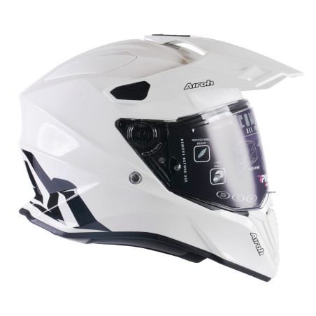 Kask Airoh Commander Adventure biały połysk, rozmiar S, XXL