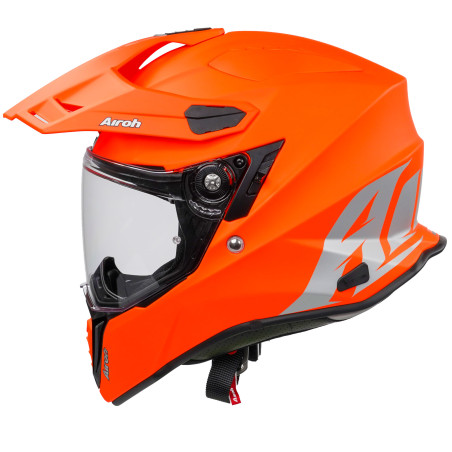 Kask Airoh Commander Adventure pomarańczowy fluo mat, rozmiar S, M, XXL