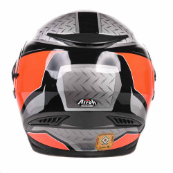 Kask integralny Airoh Movement S - stalowo-pomarańczowy połysk, rozmiar XS i S