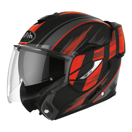 Kask składany Airoh Rev19 - Ikon pomarańczowy matowy, rozmiar XS