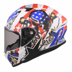 Kask integralny Airoh Valor - Uncle Sam, matowy, rozmiar XS