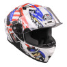 Kask integralny Airoh Valor - Uncle Sam, matowy, rozmiar XS