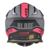 Just1 J38 MX prilba Blade fluo fuchsiová/čierna mat