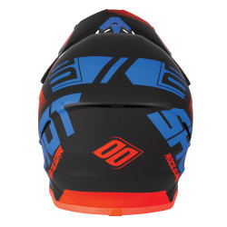 Kask motocrossowy Shot Furious MX, Trust Blue Neon Orange Gloss