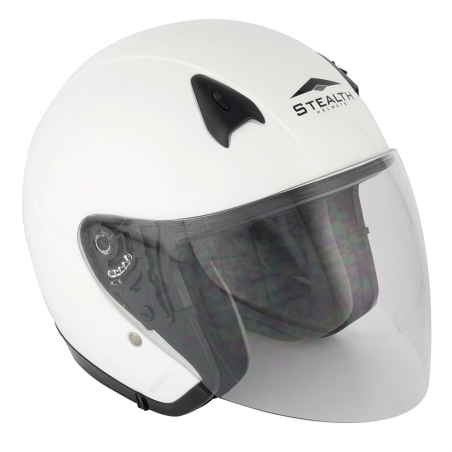 Kask otwarty Stealth NT200 dla dorosłych - biały