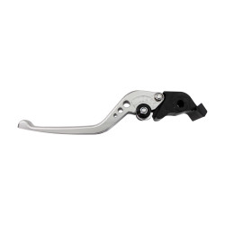 BikeTek Nastavitelný CNC Lever Long Brake - Titanium / Black Adjuster -   B58