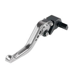 BikeTek Nastavitelný CNC Lever Short Brake - Titanium / Black Adjuster -   B58S