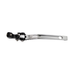 BikeTek Nastaviteľný CNC Lever Long Brake - Titanium / Black Adjuster - B88