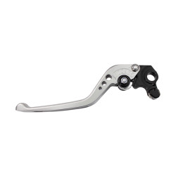 BikeTek Nastaviteľný CNC Lever Long Brake - Titanium / Black Adjuster - B88