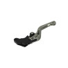 BikeTek Nastaviteľný CNC Clutch Lever Short - Titanium / Black Adjuster - C07S