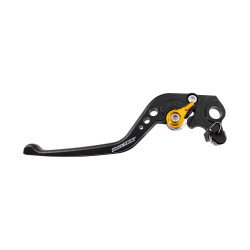 BikeTek Nastavitelný CNC Lever Long Clutch - Black / Gold Adjuster -   C111