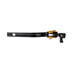 BikeTek Nastaviteľný CNC Lever Long Clutch - Black / Gold Adjuster - C111