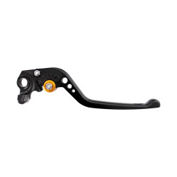 BikeTek Nastavitelný CNC Lever Long Clutch - Black / Gold Adjuster -   C111