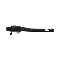 BikeTek Nastavitelný CNC Lever Long Clutch - Black / Gold Adjuster -   C111